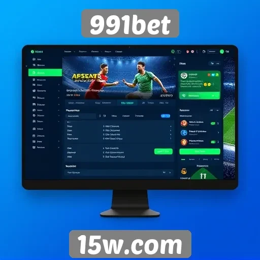 Interface e usabilidade do site 991bet